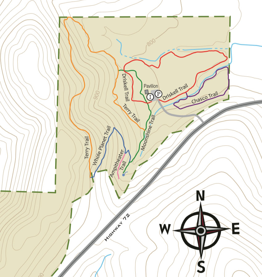 Chapman Mountain Trail Map